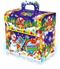 Коробка "Домино от Деда Мороза" - 0,8 кг.